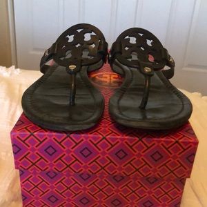 Tory Burch Miller Sandals - Black